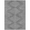 Homeroots 10' X 14' Charcoal And Silver Geometric Washable Indoor Outdoor Area Rug 598549 - alternate 6