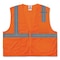 Ergodyne GloWear 8210Z Class 2 Economy Mesh Vest, Polyester, Orange, 4X-Large/5X-Large 21049 - alternate 1