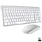 Delton Slim Wireless Keyboard and Optical Mouse Combo, White N36 - alternate 1