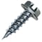 Malco 8X1/2, 1/4 in Slotted Hex Washer Head Sheet Metal Screws, Fast & Easy Piercing, Zinc Plated, 100PK HW8X1/2ZG - alternate 1