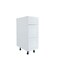 Cambridge Everest 12 in. W x 21 in. D x 34.50 in. H Ready to Assemble Shaker Bath Cabinet in White SA-VDB12-SW-KIT - alternate 7