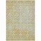 Homeroots 5' X 8' Gold Damask Washable Indoor Outdoor Area Rug 607699 - alternate 9