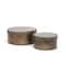 Homeroots Set of Two Antiqued Gold Metal Decorative Boxes, 2PK 608685 - alternate 4