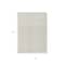Homeroots 8' X 10' Ivory And Beige Chevron Washable Indoor Outdoor Area Rug 612271 - alternate 5