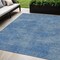 Homeroots 5' X 8' Blue Washable Indoor Outdoor Area Rug 598807 - alternate 1