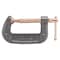 Vulcan C-Clamp, 2 in Max Opening Size, 0.8 in D Throat, Steel Body, Gray Body JL27361 - alternate 1