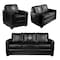 Dreamseat Silver Sofa with AEW Kenny Omega Logo XZ7759001SOCDBK-PSAEW0012 - alternate 4