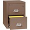 Fireking 2 Drawer, 1 Hr Fire & impact rated, 25" depth Legal Tan 2-2125-CTN - alternate 2