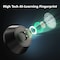 Wrightmaster 3 in 1 Corded Zinc Smart Lock Deadbolt, Keyless Entry Door Lock with Fingerprint Digital, APP Contr ZR-DF01T-BK - alternate 4