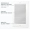 Sierra Grates 6 in. H X 8 in. W Return Air Grille, 1-Way 45 Degree Louvered, Steel, White RG608 - alternate 3