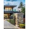 Z-Lite Hartwell 5-Light Outdoor Pier Mounted Fixture, 12 in W x 27.75 H, Sand Black 5019PHXLS-SQPM-BK - alternate 5