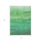 Homeroots 8' X 10' Green And Teal Blue Striped Washable Indoor Outdoor Area Rug 610886 - alternate 4