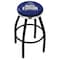 Holland Bar Stool Co 36" Blk Wrinkle North Florida Swivel Bar Stool, Chrome Ring L8B2C36NorFla - alternate 1