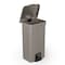 Suncast Commercial 23 GALLON STEP ON TRASH CAN, TAUPE, RESIN TCST23 - alternate 5