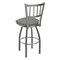 Holland Bar Stool Co 810 Contessa Stainless Steel 36in Swivel Bar Stool with Graph Alpine Seat 81036SS020 - alternate 4