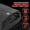 Tarpex Heavy Duty Mesh Tarp, 10 ft x 12 ft, 220 GSM, Black, Polyethylene BMT-TA-1012 - alternate 2
