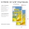 Signmission Frozen Lemonade, Vinyl Decals Only 24 Inch x 36 Inch, Vinyl Decal, 2PK DSB-2436-2PACK-Frozen Lemonade - alternate 2