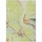 Homeroots 9' X 12' Artichoke Green Blue And Brown Abstract Washable Indoor Outdoor Area Rug 597762 - alternate 4