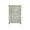 Homeroots 39" x 20" x 56" Two ToneSolid WoodChest 366178 - alternate 1