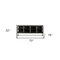 Homeroots 70in Black Solid Wood Sideboard with Four Glass Doors 380208 - alternate 3