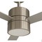 Afx Santo - 52in 3 Blade LED Ceiling Fan - Silver Finish SNTN523LACSNSL-WS - alternate 4