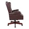 Office Star Products TEX Collection High Back Traditional Ex Chair, Royal Cherry TEX220-JT4 - alternate 4