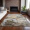 Homeroots 3' X 5' Brown Abstract Washable Non Skid Indoor Outdoor Area Rug 559490 - alternate 3