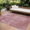 Homeroots 9' X 12' Blush And Ivory Abstract Washable Indoor Outdoor Area Rug 602693 - alternate 1