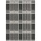 Homeroots 3' X 5' Black Gray And Brown Plaid Washable Indoor Outdoor Area Rug 597541 - alternate 5