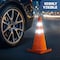 Dsv Standard Collapsible Traffic Cone 18 in with Reflective Collars 1 PK, Orange, Nylon Body 97118С - alternate 2