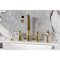 Kingston Brass Bridge Kitchen Faucet with Brass Sprayer, Polished Brass KS8252DLBS - alternate 3