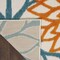 Homeroots 3' X 5' Turquoise Yellow Orange And Blue Floral Indoor Outdoor Area Rug 545039 - alternate 6