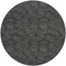 Homeroots 8' Black And Ivory Round Geometric Washable Indoor Outdoor Area Rug 602343 - alternate 6