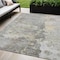 Homeroots 5' X 8' Gray Abstract Washable Indoor Outdoor Area Rug 607801 - alternate 1