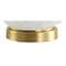 Jonathan Y Ilsa 22" Dotted Glass/Metal LED Table Lamp, White/Brass Gold JYL6200A - alternate 4