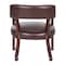 Office Star Collection: Traditional Traditional Guest Chair, Ox Blood Seat, Ox Blood Back, 24 1/2" W 23-1/2" L TV231-JT4 - alternate 4