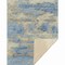 Homeroots 50" X 70" Blue Gold And Silver Abstract Microfiber Plush Throw Blanket 712341 - alternate 1