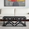 Homeroots 48" Black Solid Wood Geo Frame Coffee Table 603248 - alternate 6