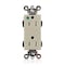 Leviton Electrical Receptacles 5-15R Lev Lok Dec Hg Tr Recep Ivory MT162-HGI - alternate 1
