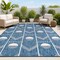Jonathan Y Soren Modern Geometric Navy/Cream 8 ft. x 10 ft. Indoor/Outdoor Area Rug TSN304C-8 - alternate 1