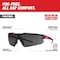 Milwaukee Tool Safety Glasses, Anti-Fog & Anti-Scratch, Black Lens, Black/Red Frame, Half-Frame 48-73-2017 - alternate 3