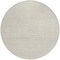 Homeroots 8' Beige And Ivory Round Geometric Washable Indoor Outdoor Area Rug 596898 - alternate 5