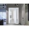 Vdomdoors Front Exterior Prehung FiberGlass Door Frosted Glass / Manux 8102 White Silk / Sidelight Exterior W MANUX8102EXD-WS-W36+14 x H80-LH - alternate 2