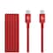 Beats Red Woven Cable USB-C to USB-C Cable For Smartphones MDGF4LL/A - alternate 1