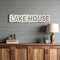 Homeroots 7" X 36" Gray Lake House Galvanized Metal Wall Decor 634369 - alternate 5