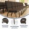Flash Furniture Brown Dot Fabric Church Chair, PK4 4-FD-CH02185-GV-BNDOT-GG - alternate 6