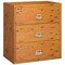 Fireking 3 Drawer, 1 Hr Fire & impact rated, 38" wide lateral Knotty Pine 3-3822-CKP - alternate 1