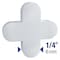 Qep Tile Spacer, 1/4 in L, Plastic, White, 200PK 10005 - alternate 2