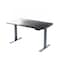 Homeroots 48" Adjustable Black and Gray Stainless Steel Standing Desk 397726 - alternate 4