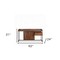 Homeroots 62" Brown and Black Computer Desk 374256 - alternate 2